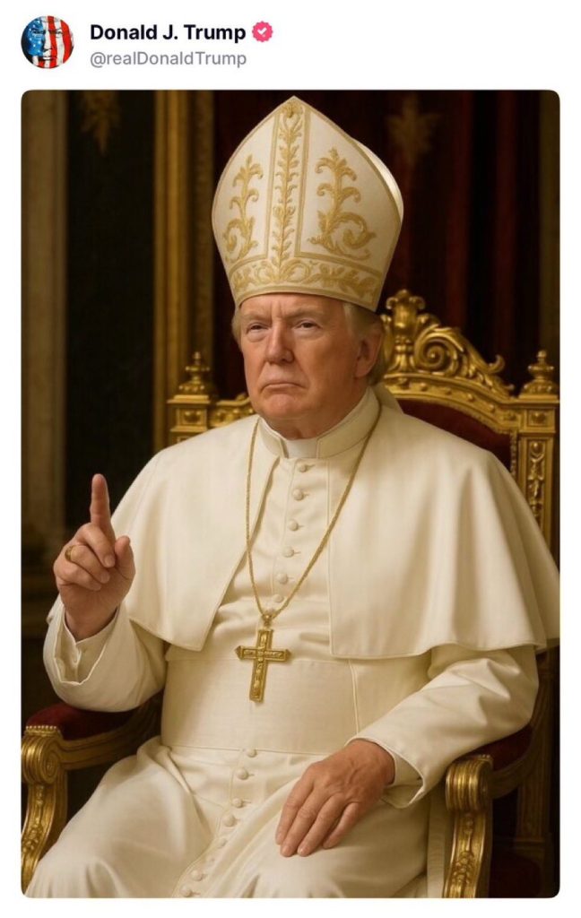 Trump Papa, la Chiesa in meme coin: sacro travestito da barzelletta